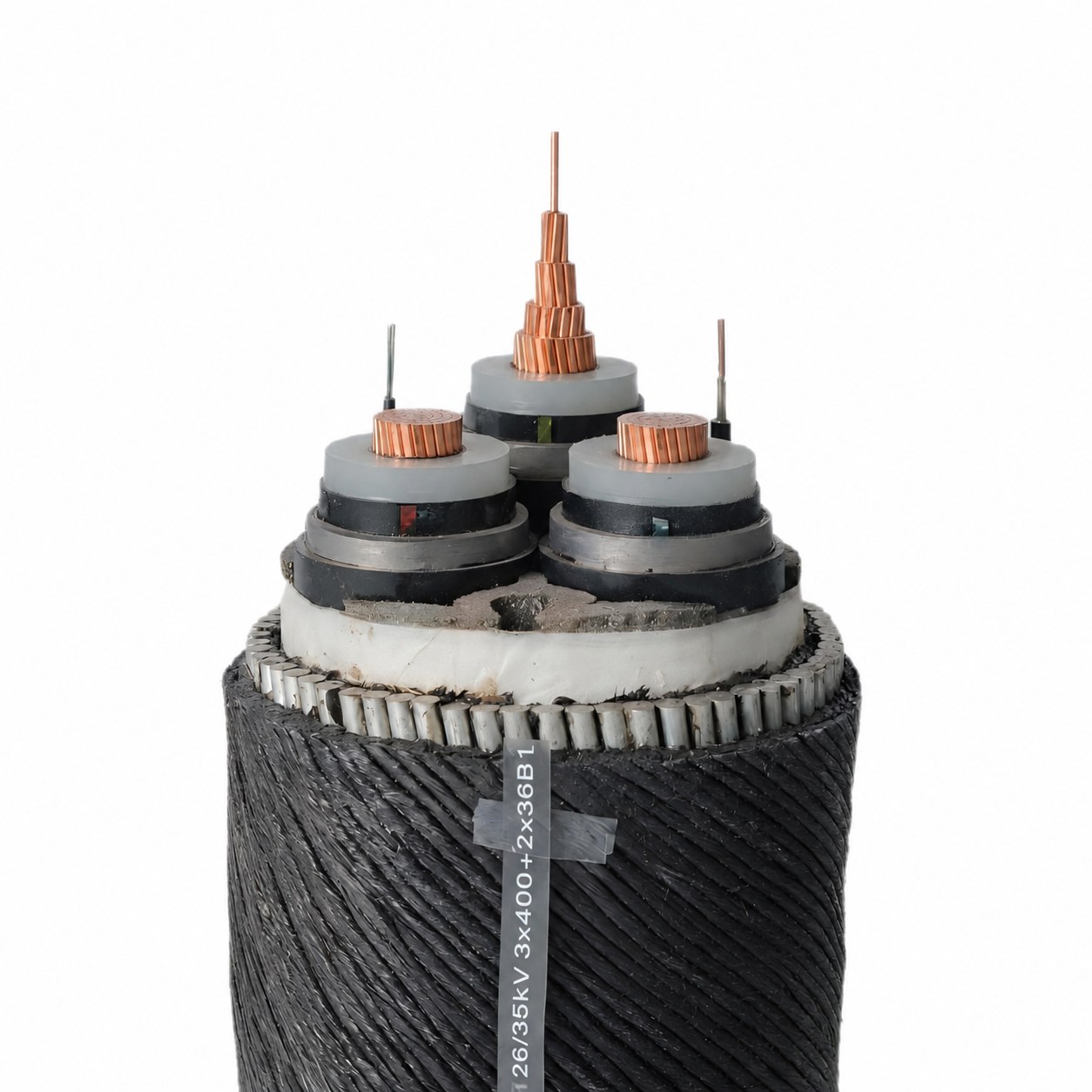 THREE-CORE CABLES WITH LEAD SHEATH cable
